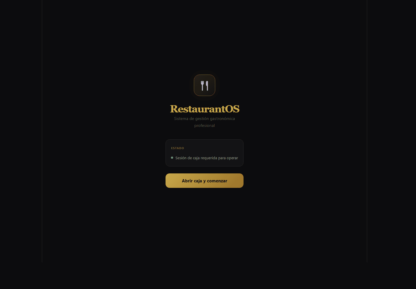 RestaurantOS - Sistema Gastronómico - Producto en producción