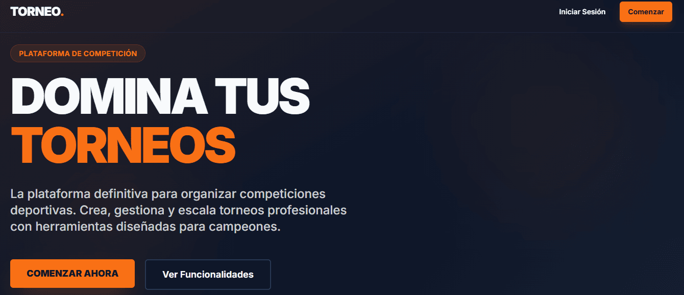 Torneo SaaS - Producto en producción